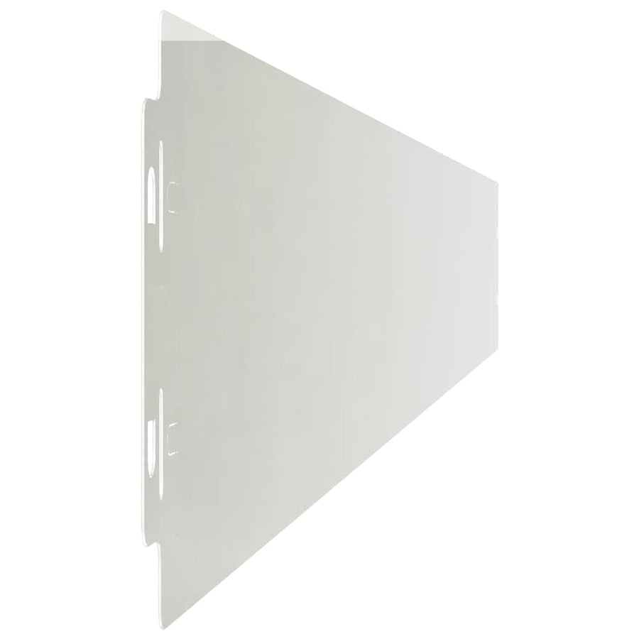 Gazonranden 10 st 10x103 cm roestvrij staal