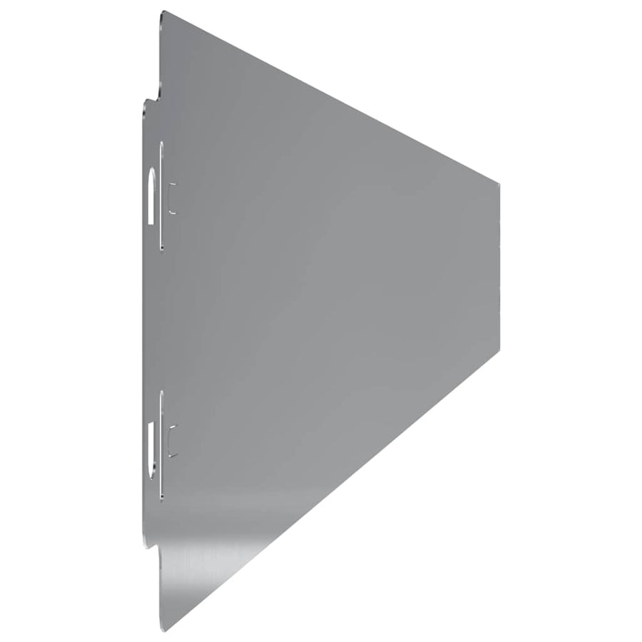 Gazonranden 10 st 10x103 cm gegalvaniseerd staal