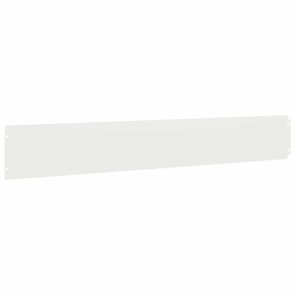 Gazonranden 10 st 15x103 cm koudgewalst staal wit