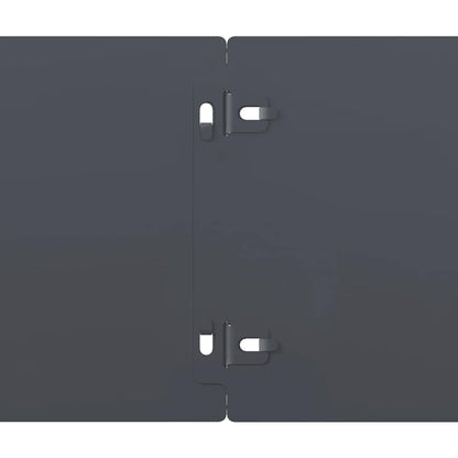 Gazonranden 10 st 15x103 cm koudgewalst staal antraciet