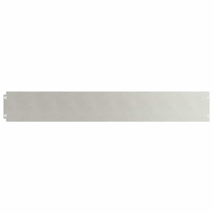 Gazonranden 10 st 15x103 cm roestvrij staal