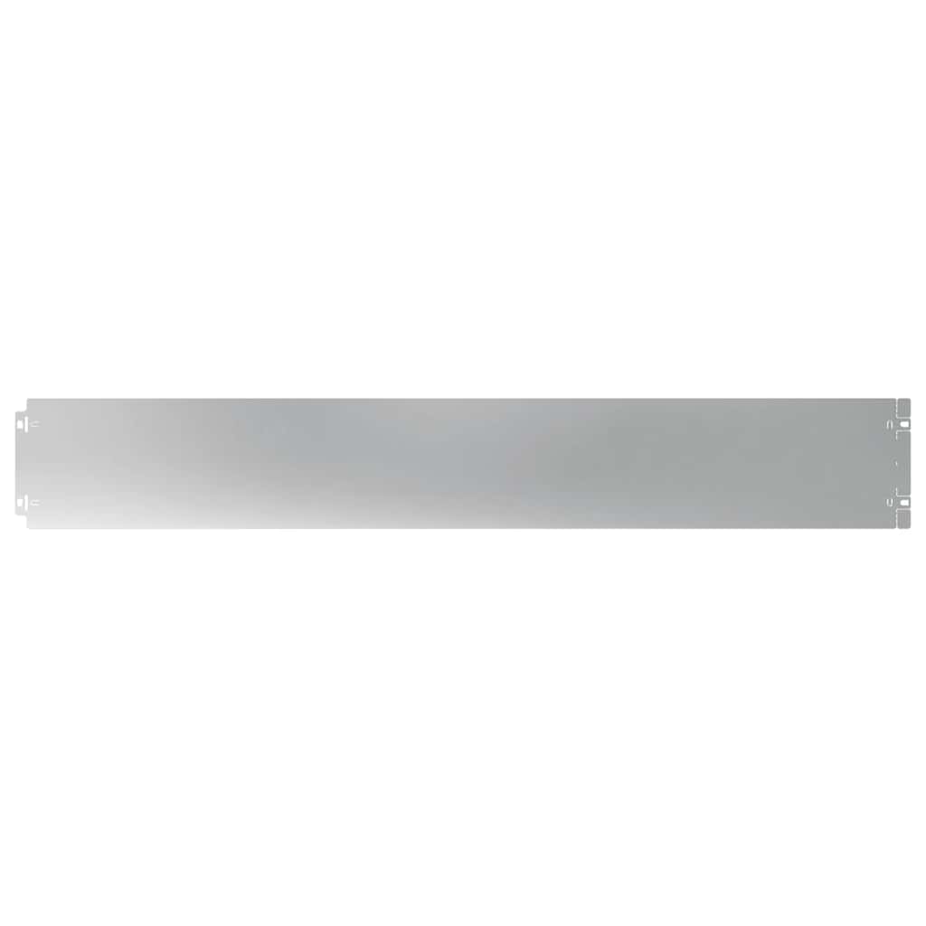 Gazonranden 10 st 15x103 cm gegalvaniseerd staal