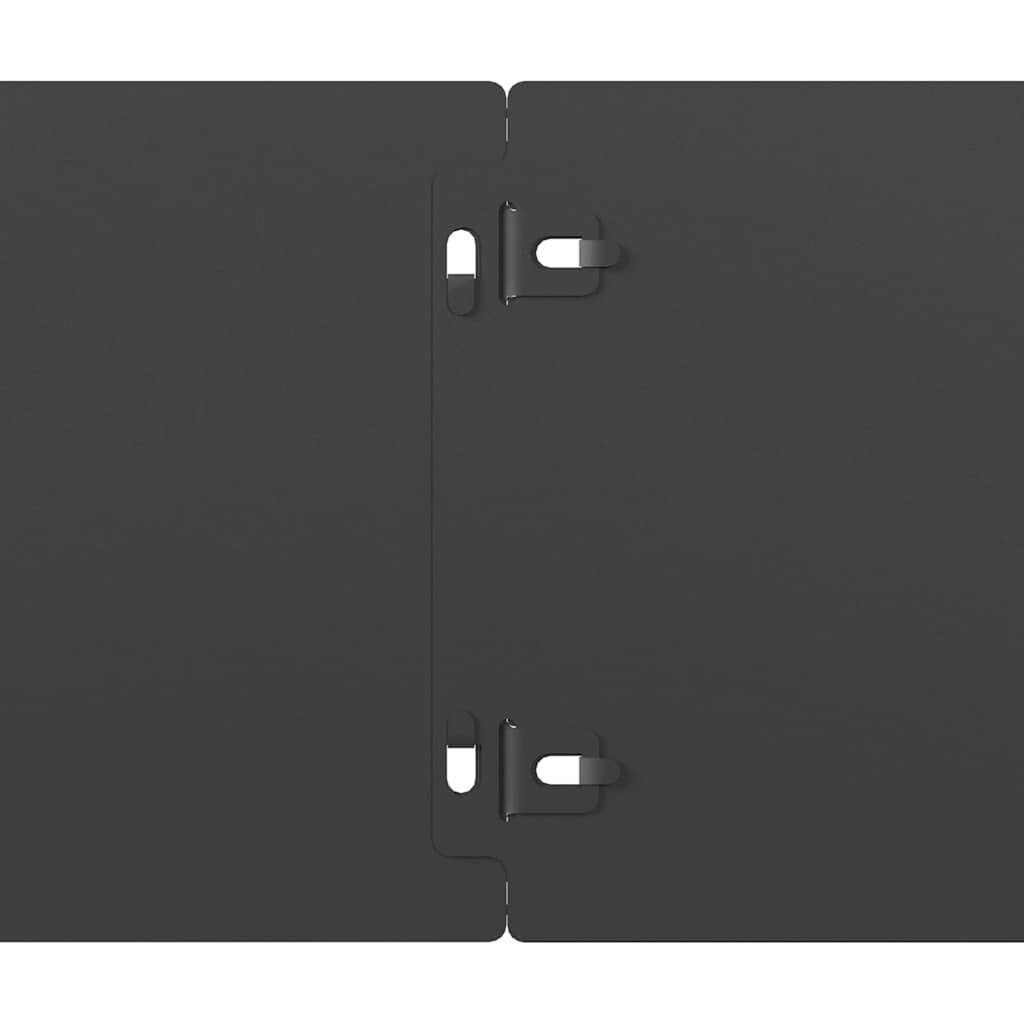 Gazonranden 50 st 15x103 cm koudgewalst staal zwart