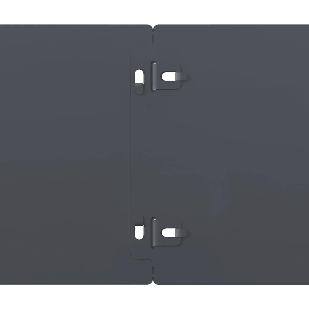 Gazonranden 50 st 15x103 cm koudgewalst staal antraciet