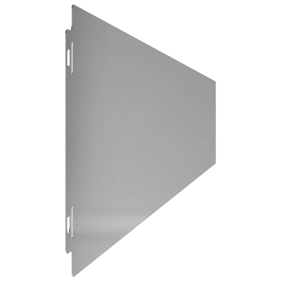 Gazonranden 50 st 15x103 cm gegalvaniseerd staal