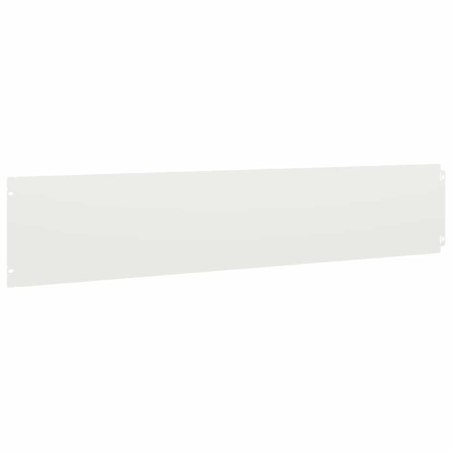 Gazonranden 10 st 20x103 cm koudgewalst staal wit