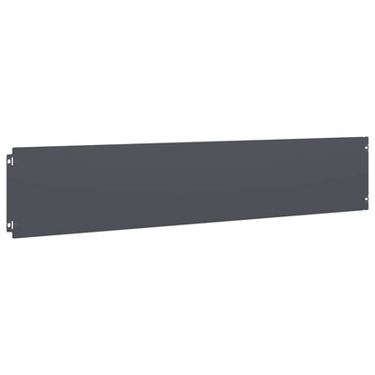 Gazonranden 10 st 20x103 cm koudgewalst staal antraciet
