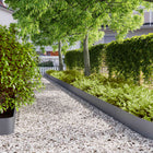 Lawn edging 10 pcs 20x103 cm cold-rolled steel anthracite