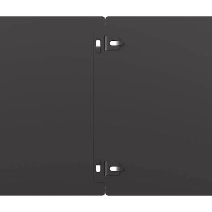Gazonranden 30 st 20x103 cm koudgewalst staal zwart