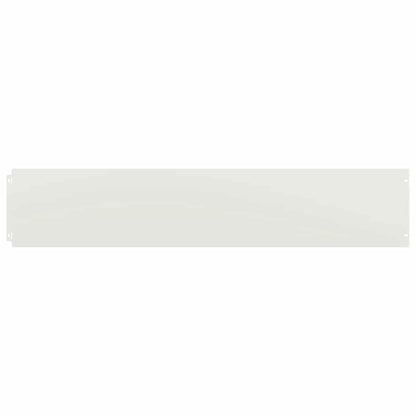 Gazonranden 30 st 20x103 cm koudgewalst staal wit