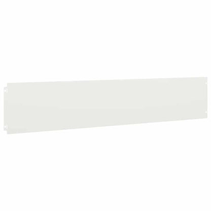 Gazonranden 30 st 20x103 cm koudgewalst staal wit