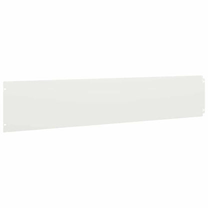 Gazonranden 30 st 20x103 cm koudgewalst staal wit