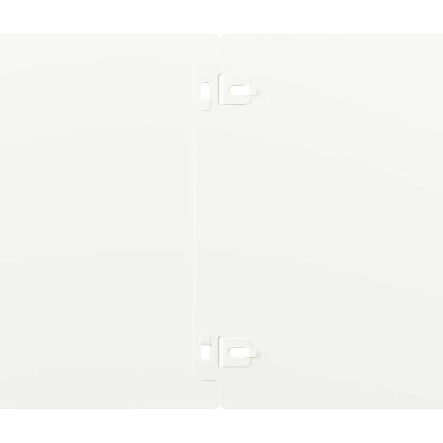 Gazonranden 30 st 20x103 cm koudgewalst staal wit