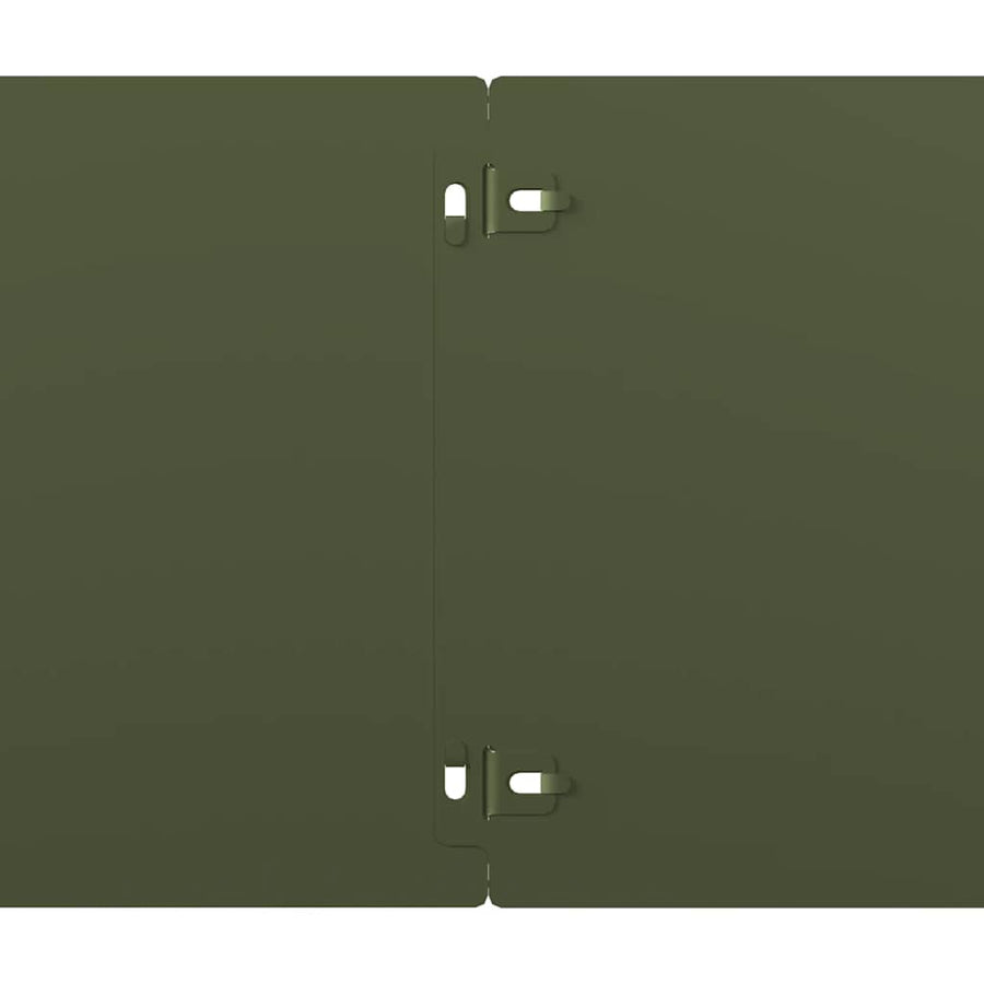 Gazonranden 30 st 20x103 cm koudgewalst staal olijfgroen