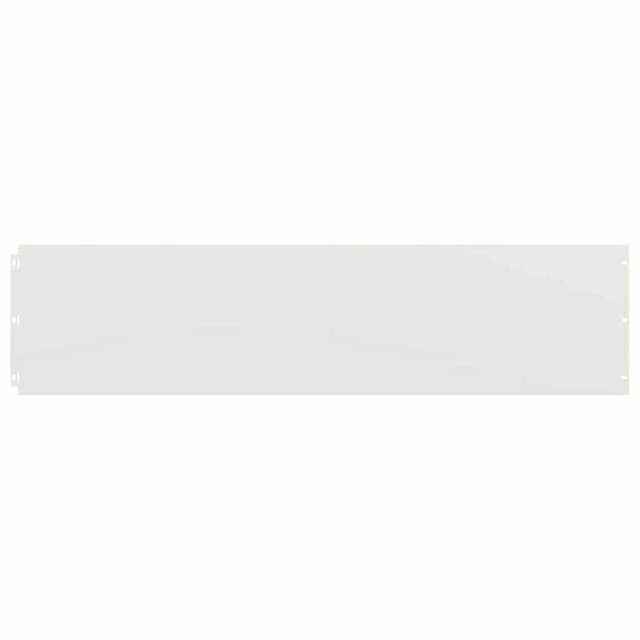 Gazonranden 10 st 25x103 cm koudgewalst staal wit