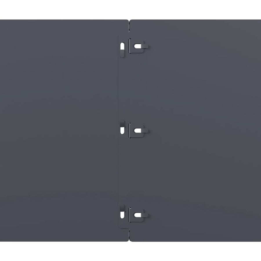 Gazonranden 10 st 25x103 cm koudgewalst staal antraciet