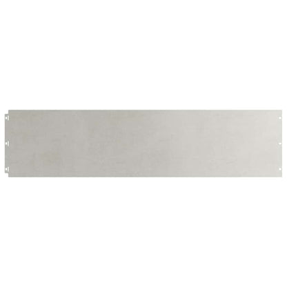 Gazonranden 10 st 25x103 cm roestvrij staal