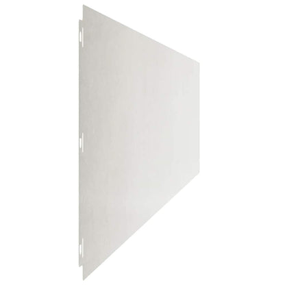 Gazonranden 10 st 25x103 cm roestvrij staal