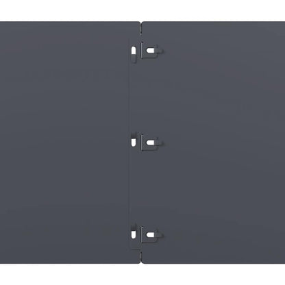 Gazonranden 20 st 25x103 cm koudgewalst staal antraciet
