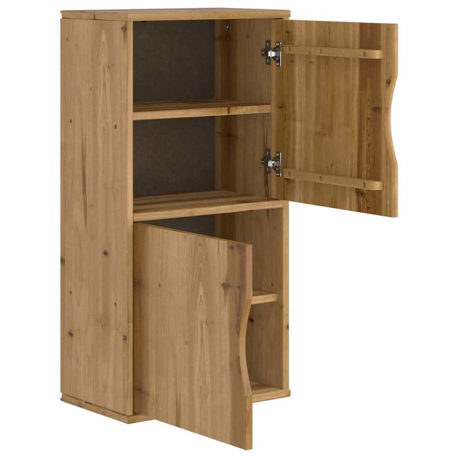 Bijzetkast ODDA 40x24x79 cm massief grenenhout