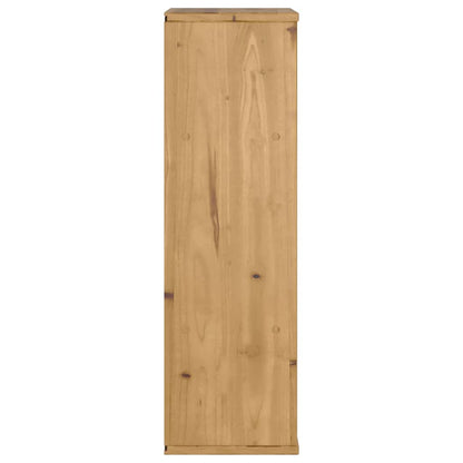 Bijzetkast met lades 40x24x79 cm massief grenenhout