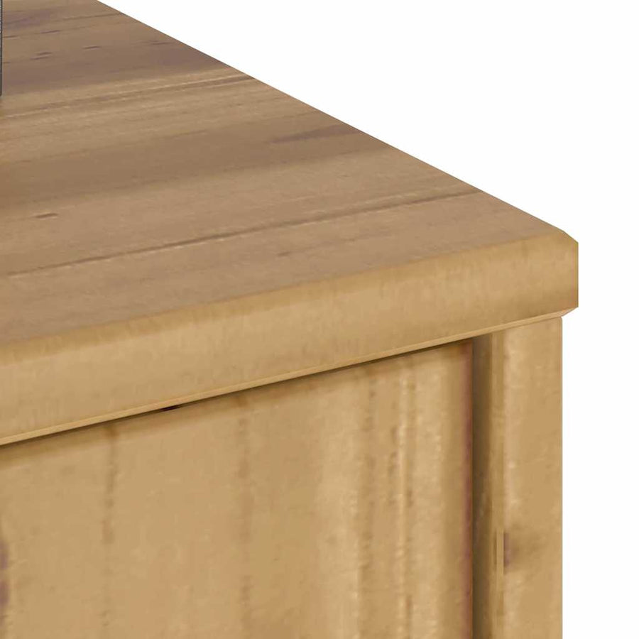 Bijzetkast met lades ODDA 40x24x79 cm massief grenenhout