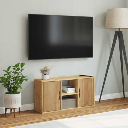 Tv-meubel ODDA 79x24x40 cm massief grenenhout