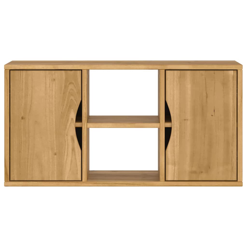 Tv-meubel ODDA 79x24x40 cm massief grenenhout