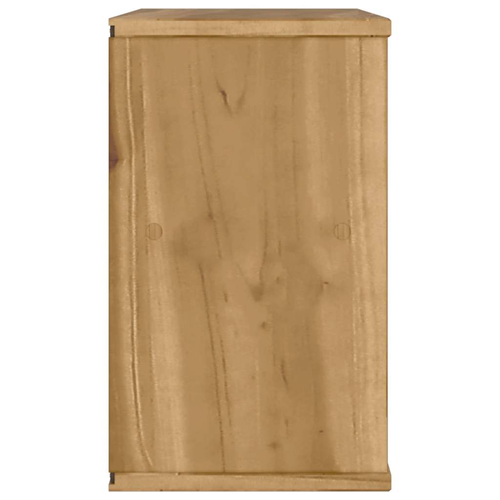 Tv-meubel ODDA 79x24x40 cm massief grenenhout