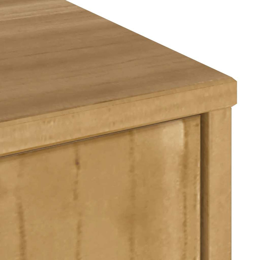 Tv-meubel ODDA 79x24x40 cm massief grenenhout