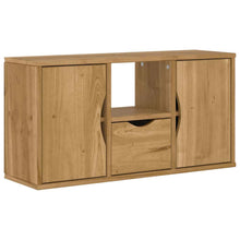 Tv-meubel met lade ODDA 79x24x40 cm massief grenenhout
