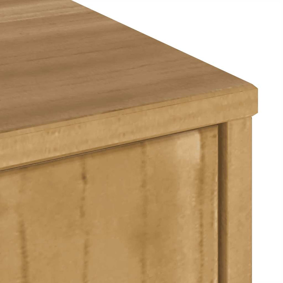 Tv-meubel met lade ODDA 79x24x40 cm massief grenenhout