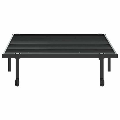 Bedframe zonder matras opvouwbaar 100x190 cm staal zwart