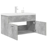 Wastafelkast betongrijs 80x38,5x46 cm