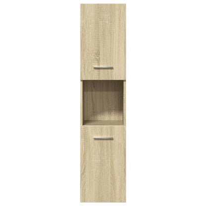 4-Delige Badkamermeubelset Bewerkt Hout Kleurig 90 x 38.5 x 46 cm