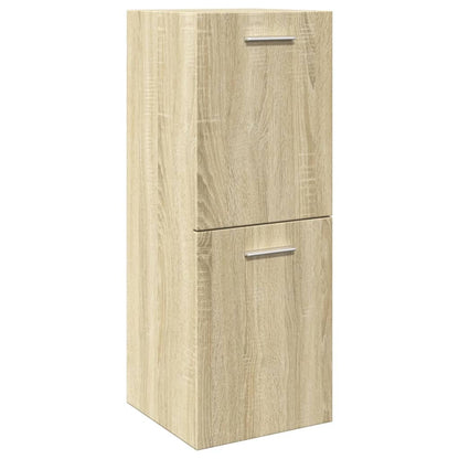 4-Delige Badkamermeubelset Bewerkt Hout Kleurig 90 x 38.5 x 46 cm