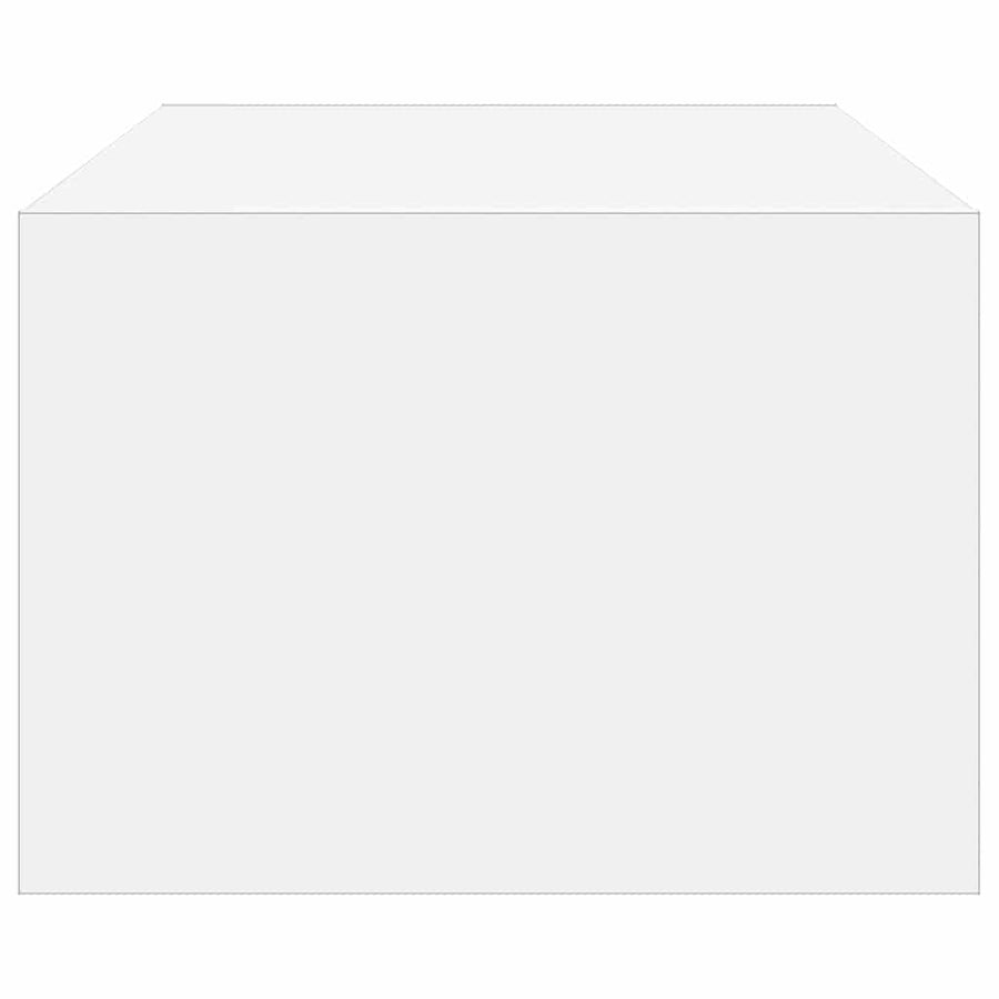 Tv-meubel met LED-verlichting 100X35,5x25 cm wit
