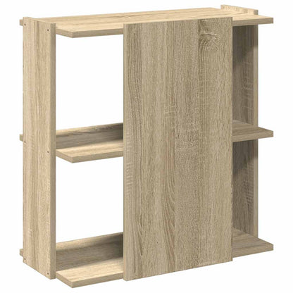 Boekenkast 3-laags 60x30x60 cm bewerkt hout sonoma eikenkleurig