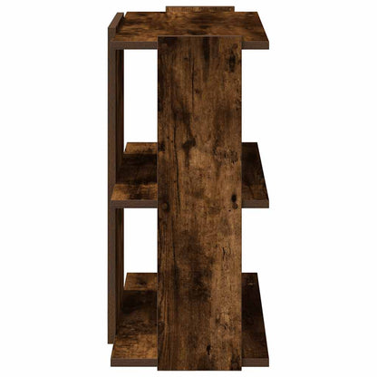 Boekenkast 3-laags 60x30x60 cm bewerkt hout gerookt eikenkleur