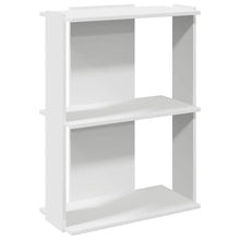 Boekenkast 3-laags 60x30x80 cm bewerkt hout wit
