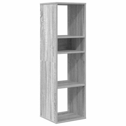 Boekenkast 34x31x112 cm bewerkt hout grijs sonoma eikenkleurig