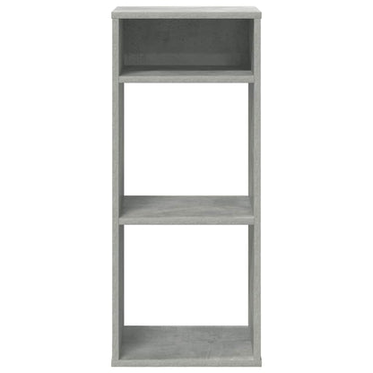 Boekenkast 34x31x80 cm bewerkt hout betongrijs