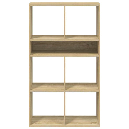 Boekenkast 66x31x112 cm bewerkt hout sonoma eikenkleurig