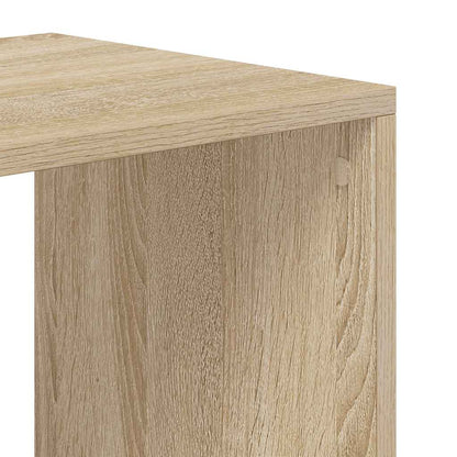 Boekenkast 66x31x112 cm bewerkt hout sonoma eikenkleurig