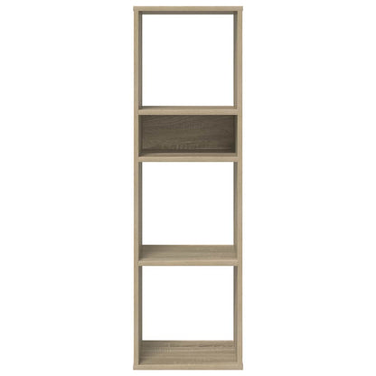 Boekenkast 34x31x112 cm bewerkt hout sonoma eikenkleurig
