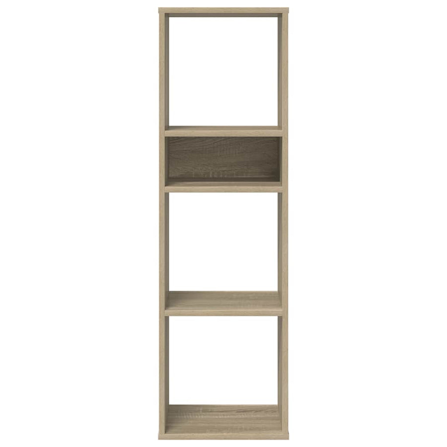 Boekenkast 34x31x112 cm bewerkt hout sonoma eikenkleurig