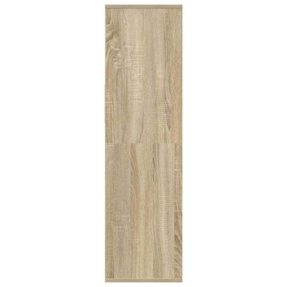 Boekenkast 34x31x112 cm bewerkt hout sonoma eikenkleurig