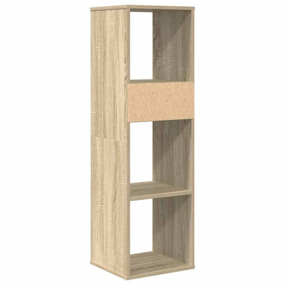 Boekenkast 34x31x112 cm bewerkt hout sonoma eikenkleurig