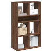 Boekenkast 66x31x112 cm bewerkt hout bruin
