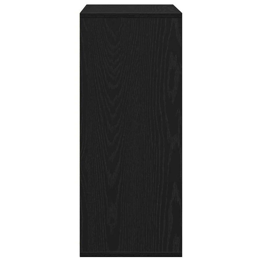 Boekenkast 60x30x71,5 cm bewerkt hout zwart